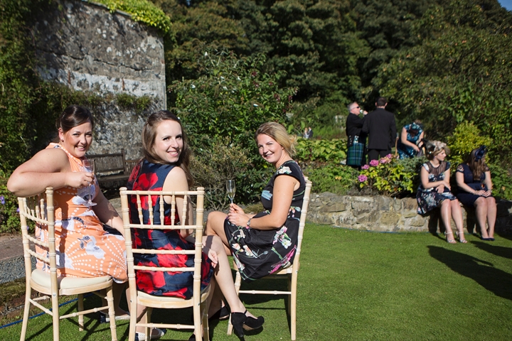 Guests in garden