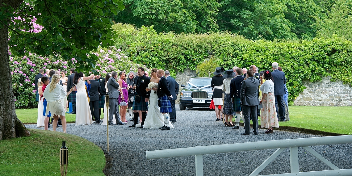 Guests Arrive Wedding